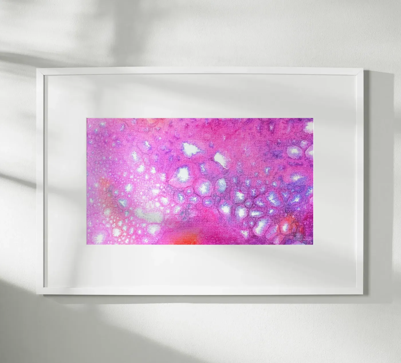 Faded colour gradient poster by Stillwild Studio