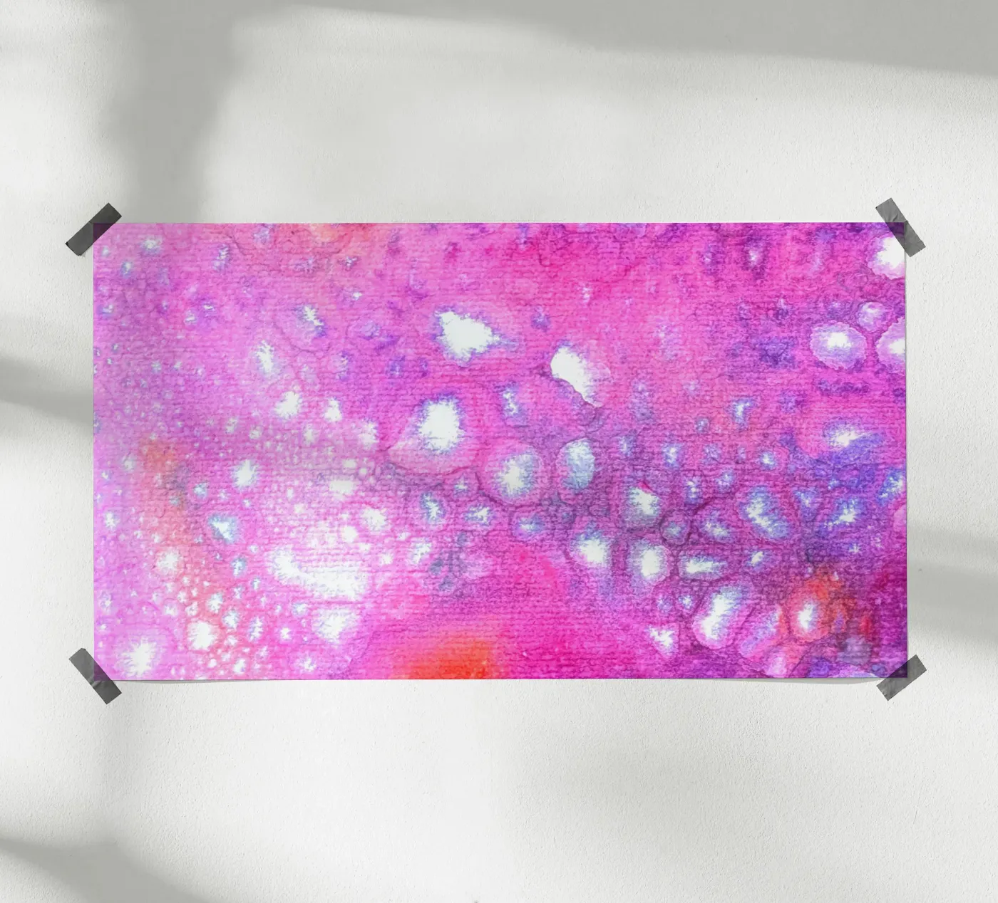Faded colour gradient poster by Stillwild Studio