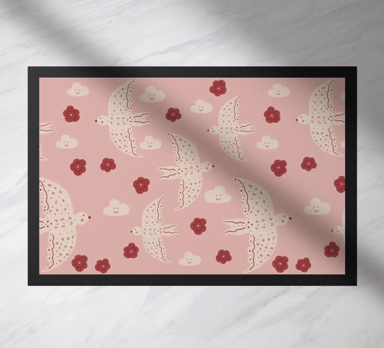 Pattern Abstract Birds zerbino da Illustration Raissa Oltmanns