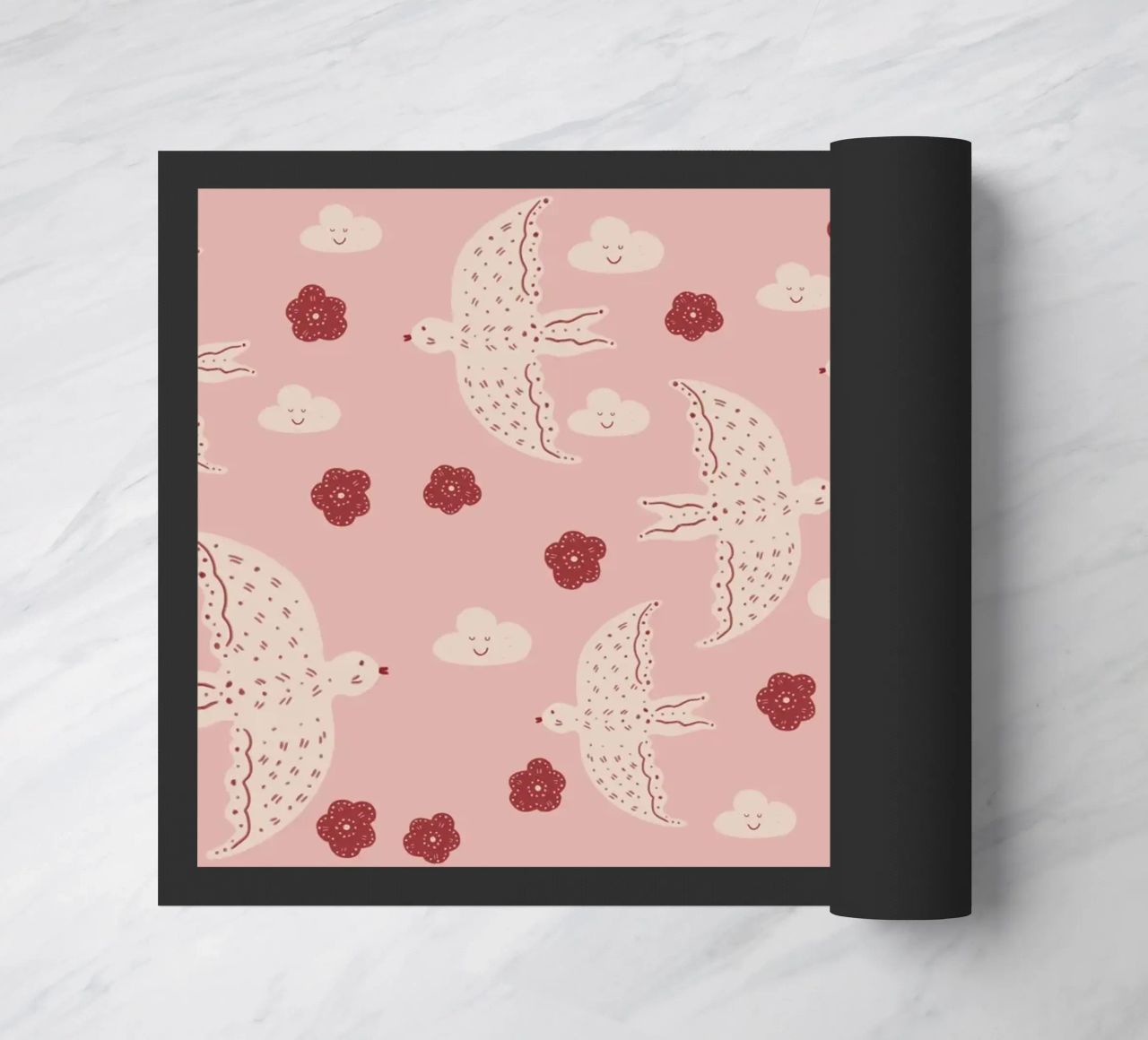 Pattern Abstract Birds zerbino da Illustration Raissa Oltmanns