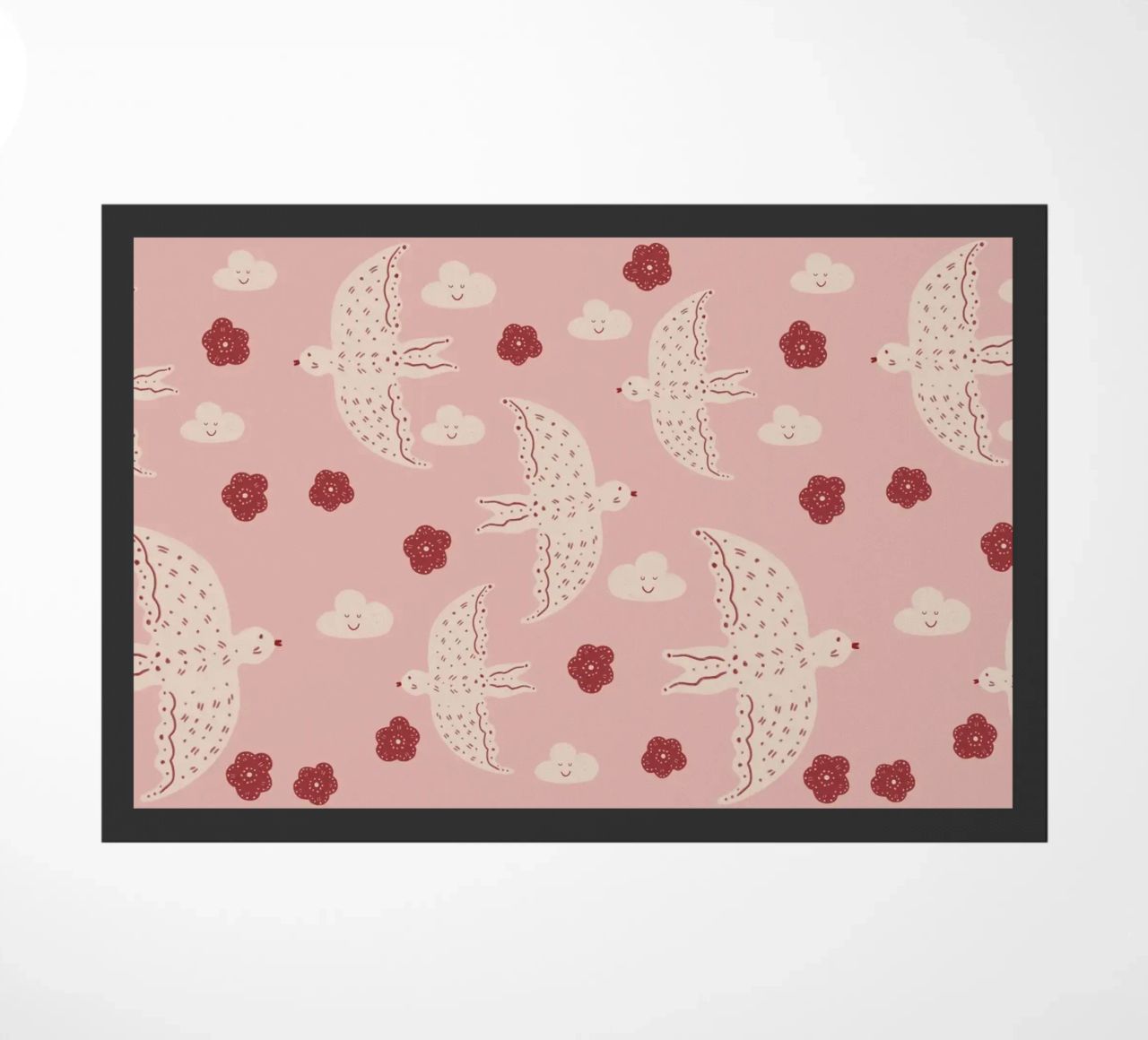 Pattern Abstract Birds zerbino da Illustration Raissa Oltmanns