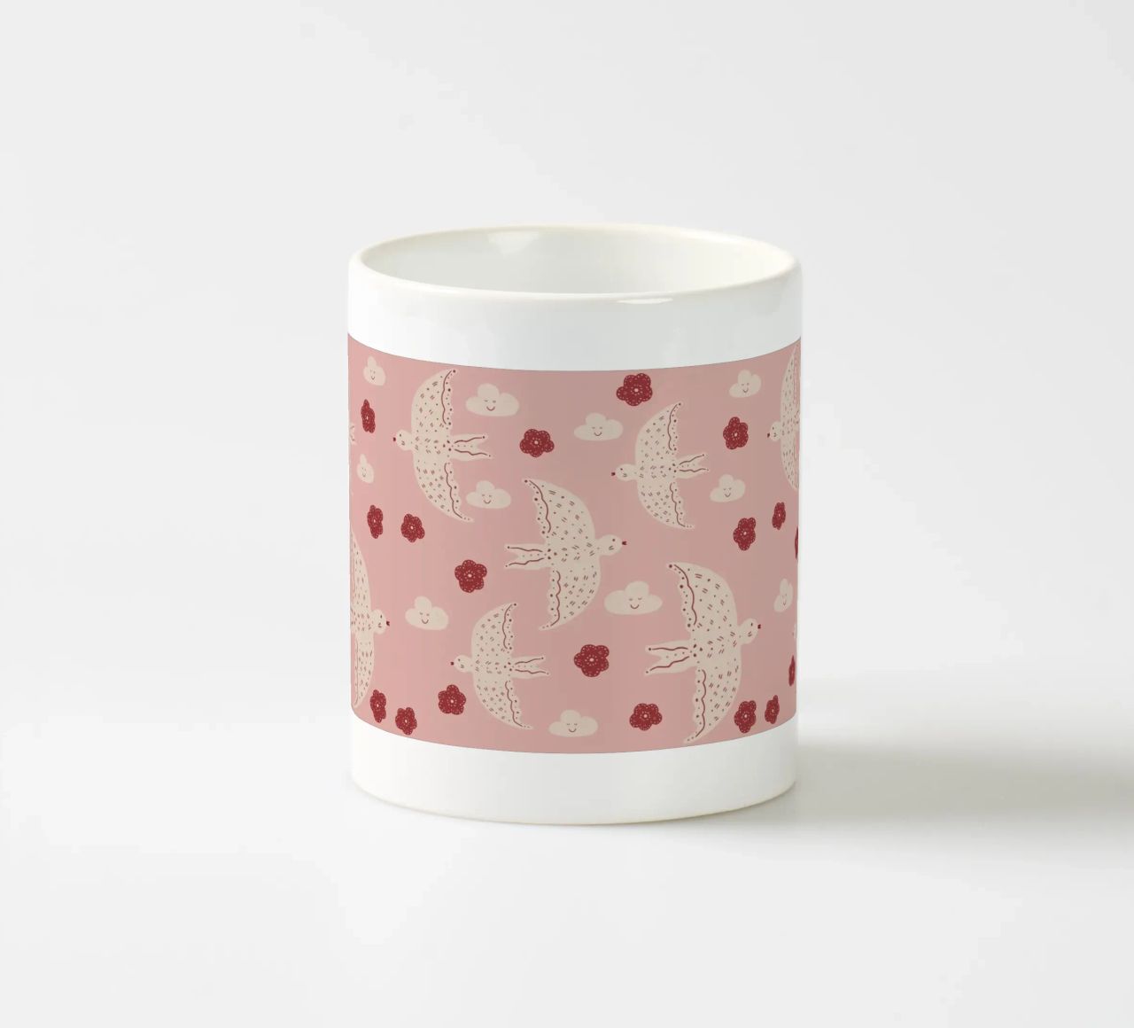 Pattern Abstract Birds tazza in ceramica da Illustration Raissa Oltmanns