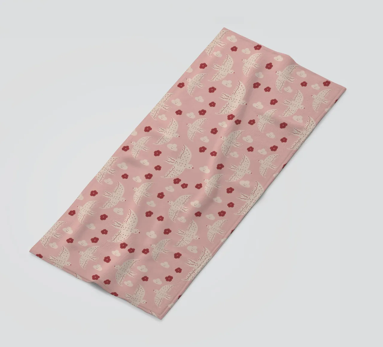 Pattern Abstract Birds telo mare da Illustration Raissa Oltmanns