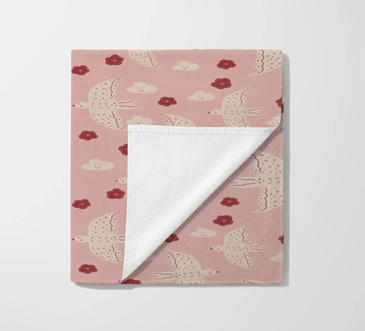 Pattern Abstract Birds telo mare da Illustration Raissa Oltmanns