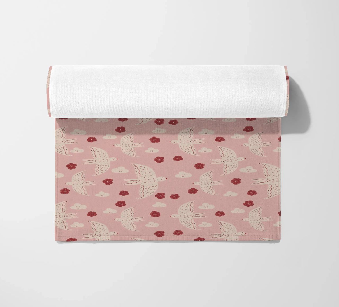 Pattern Abstract Birds telo mare da Illustration Raissa Oltmanns