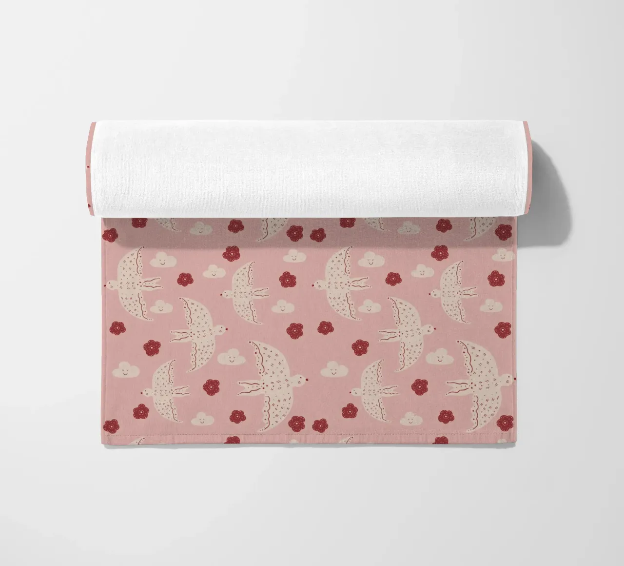 Pattern Abstract Birds telo mare da Illustration Raissa Oltmanns