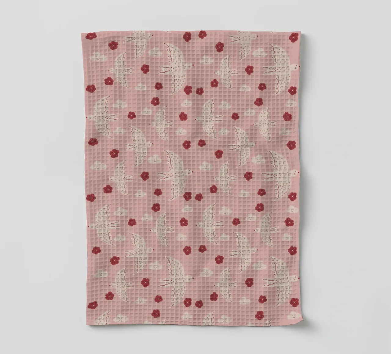 Pattern Abstract Birds canovaccio da cucina da Illustration Raissa Oltmanns