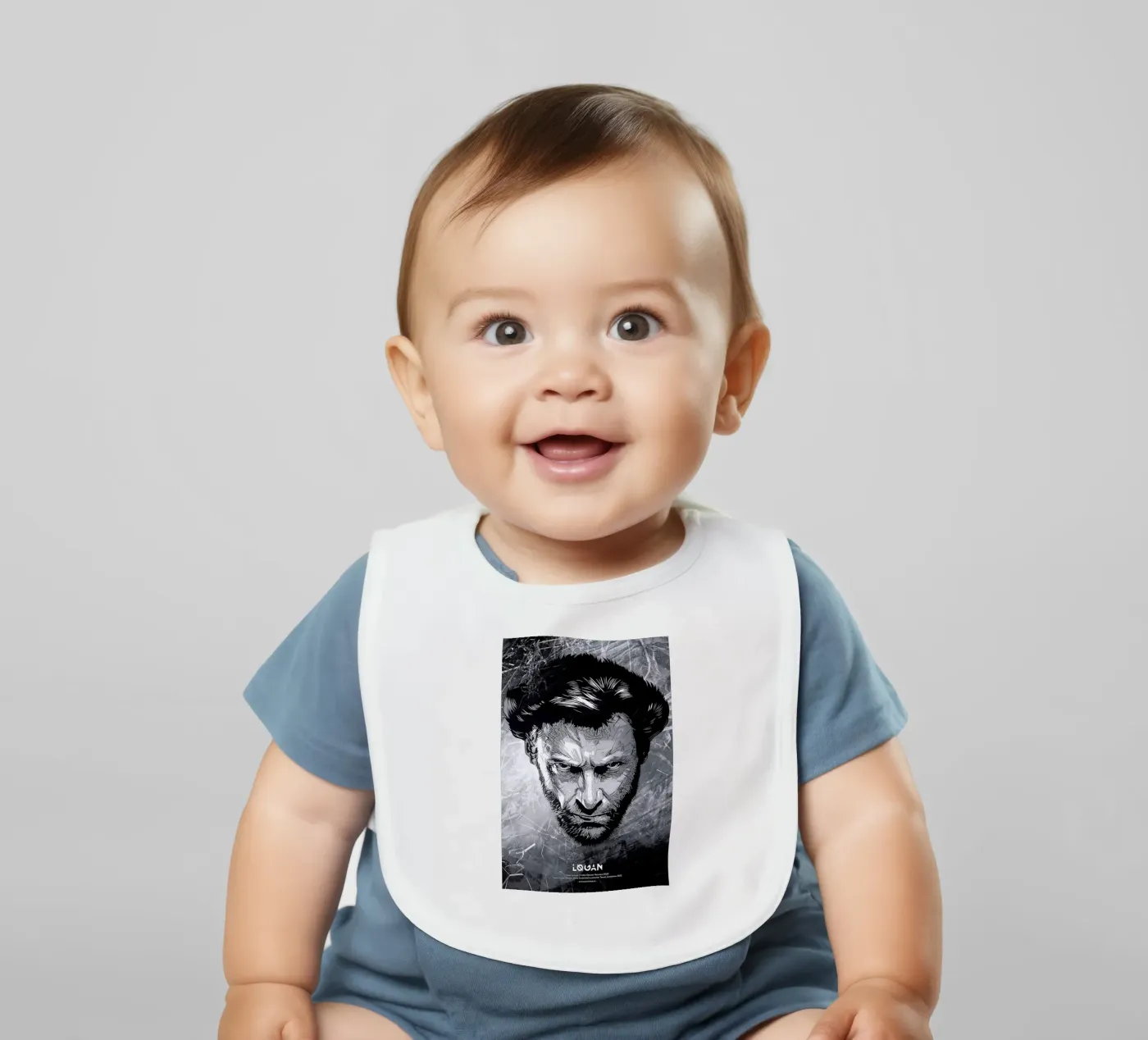 Logan baby bib by Tomasz Zawistowski