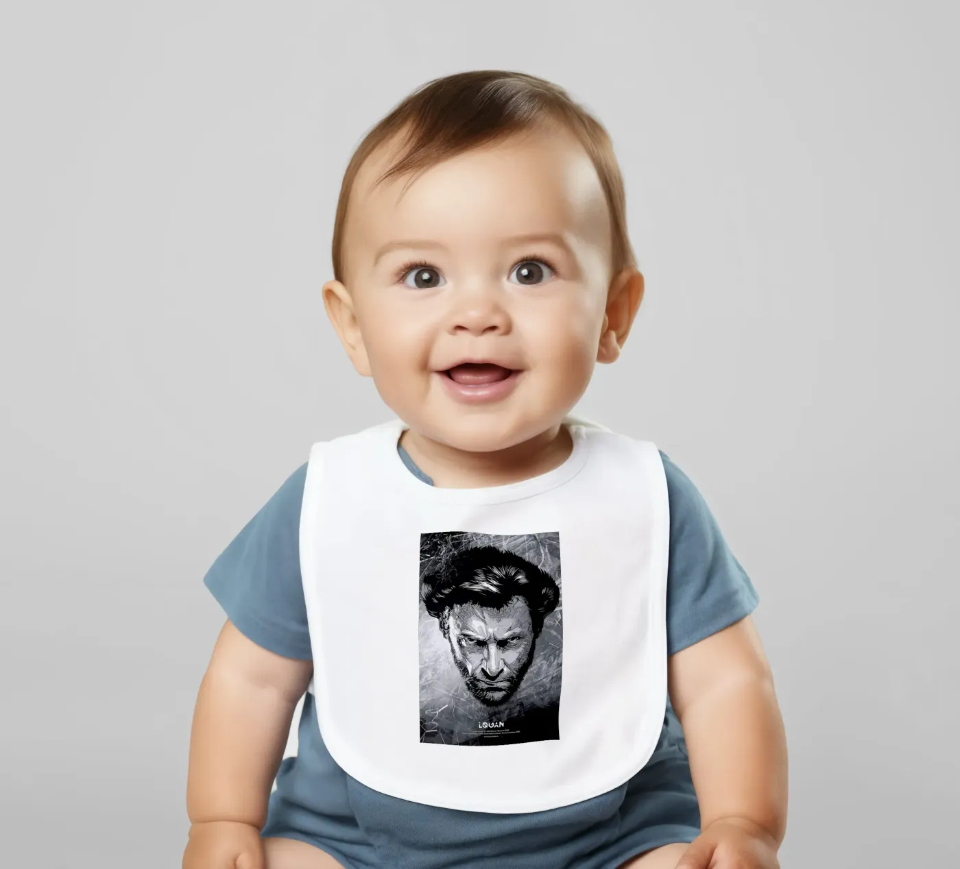 Logan baby bib by Tomasz Zawistowski