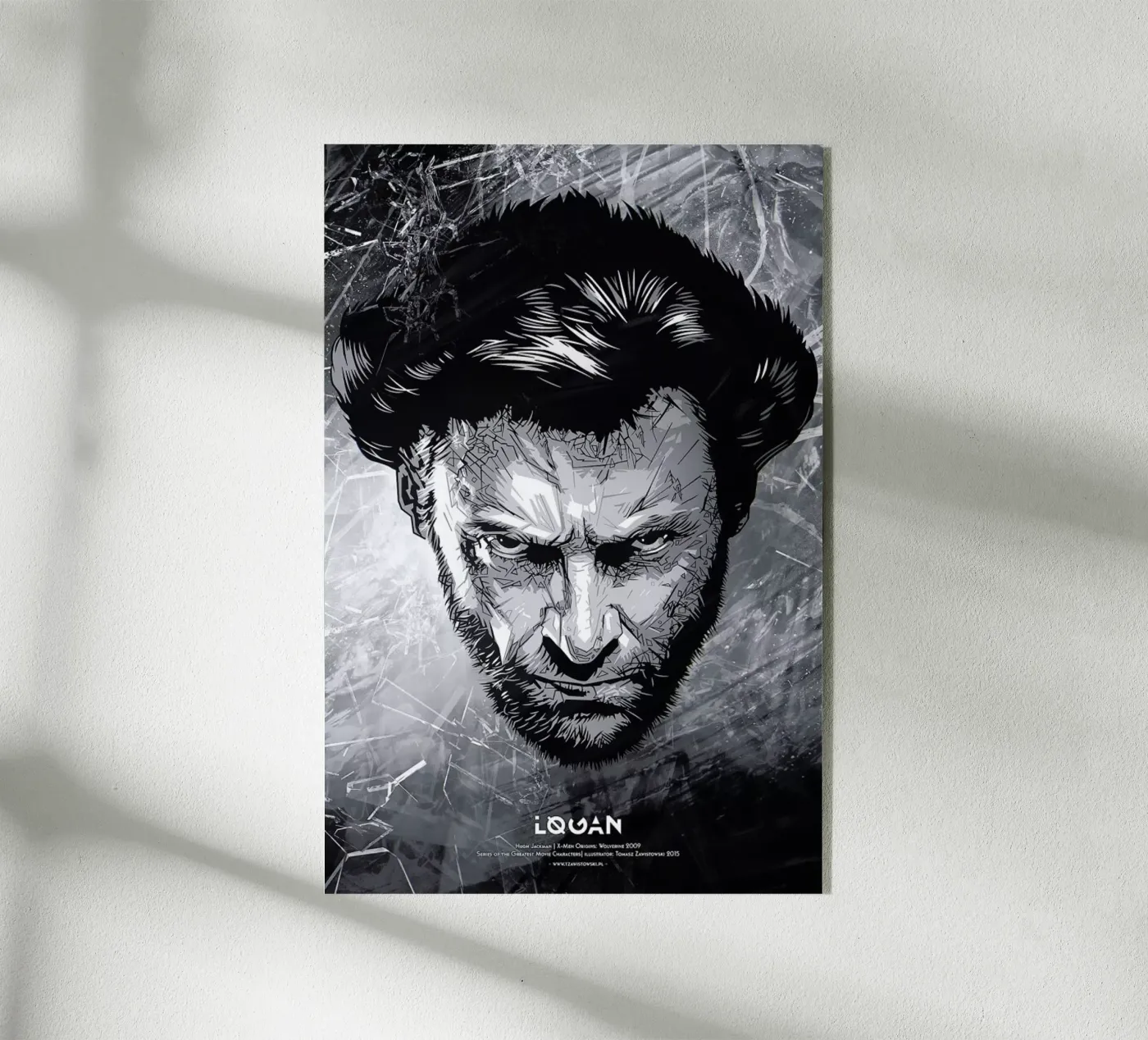 Logan acryl van Tomasz Zawistowski