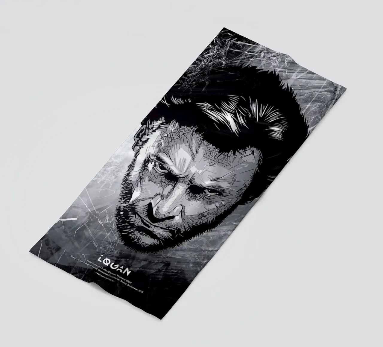 Logan strandhanddoek van Tomasz Zawistowski