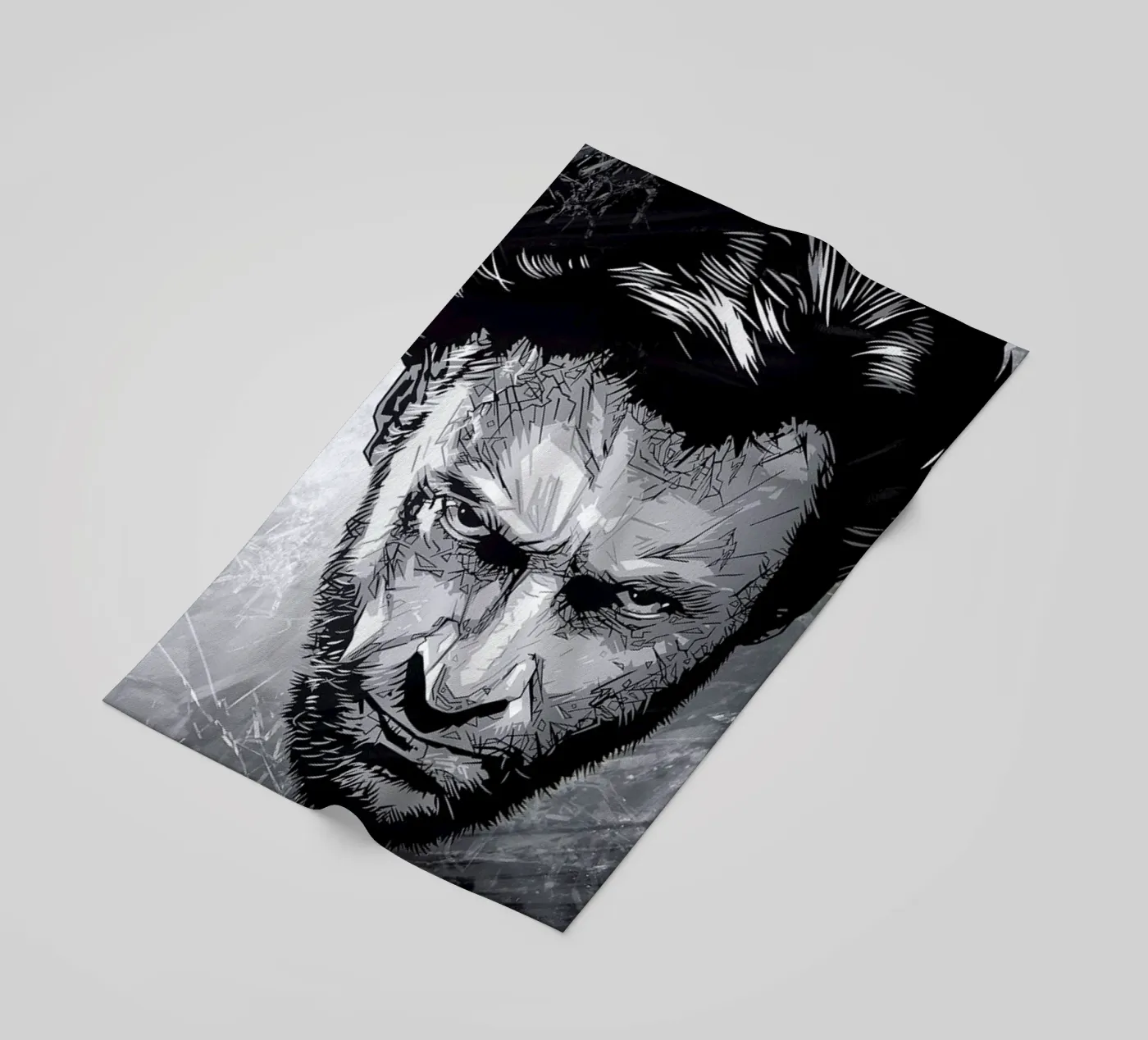 Logan beach towel by Tomasz Zawistowski