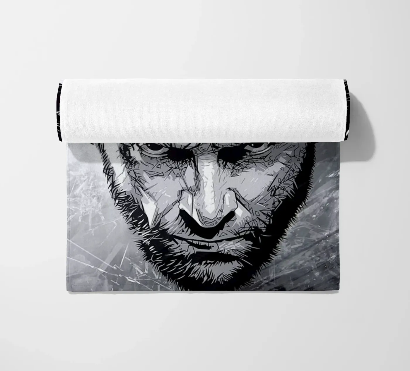 Logan beach towel by Tomasz Zawistowski