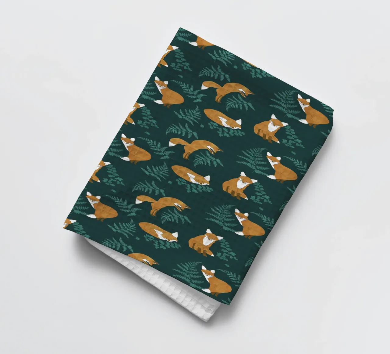 Neugieriger Fuchs Geschirrtuch von Illustration Raissa Oltmanns