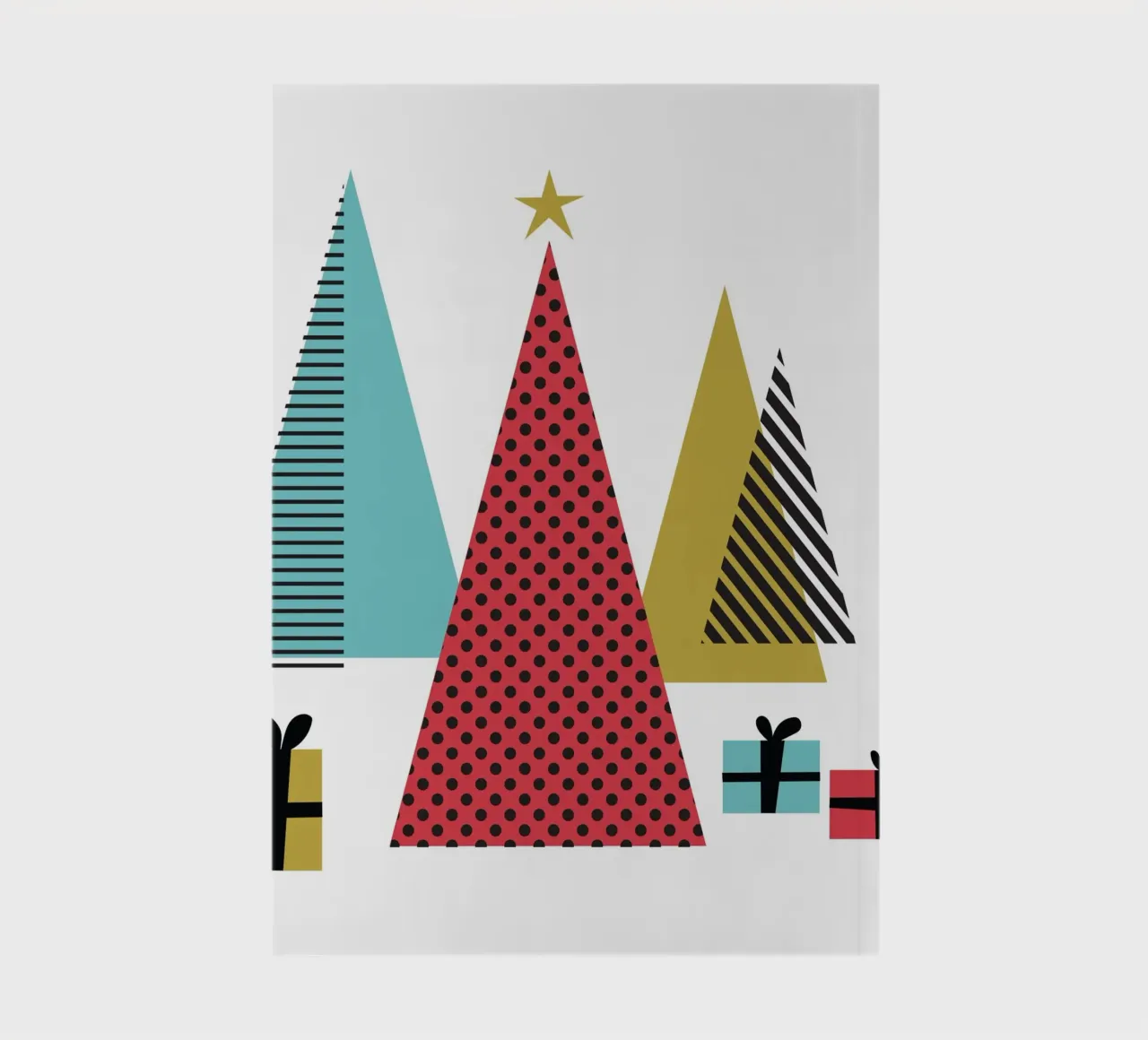 Trees and Gifts notebook by Kim Hubball Studio