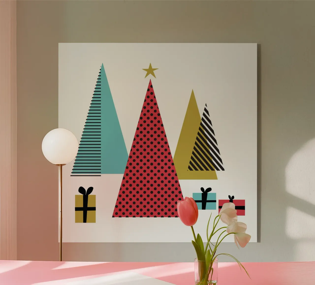 Alberi e regali plexiglass da Kim Hubball Studio