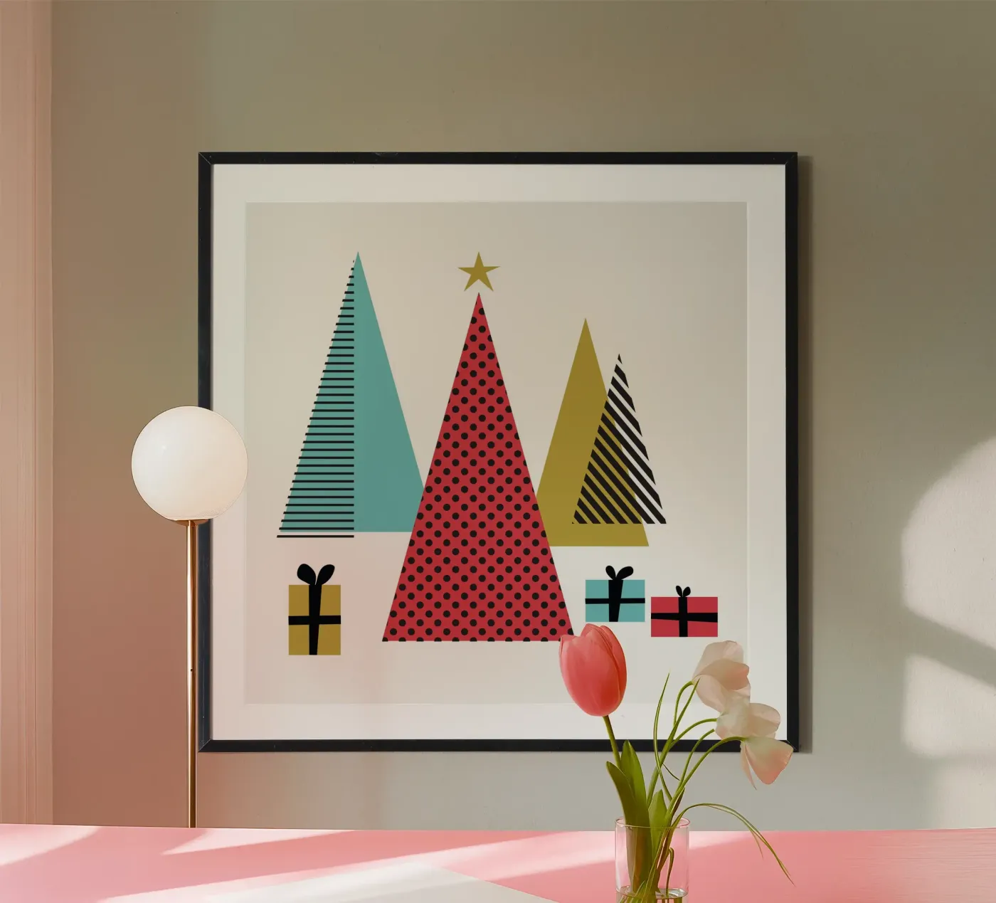 Alberi e regali poster da Kim Hubball Studio