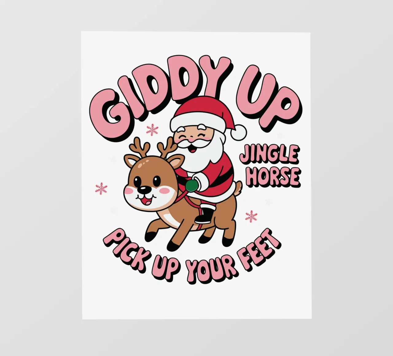 giddy up pick up your feet telo in pvc da edsonramosart