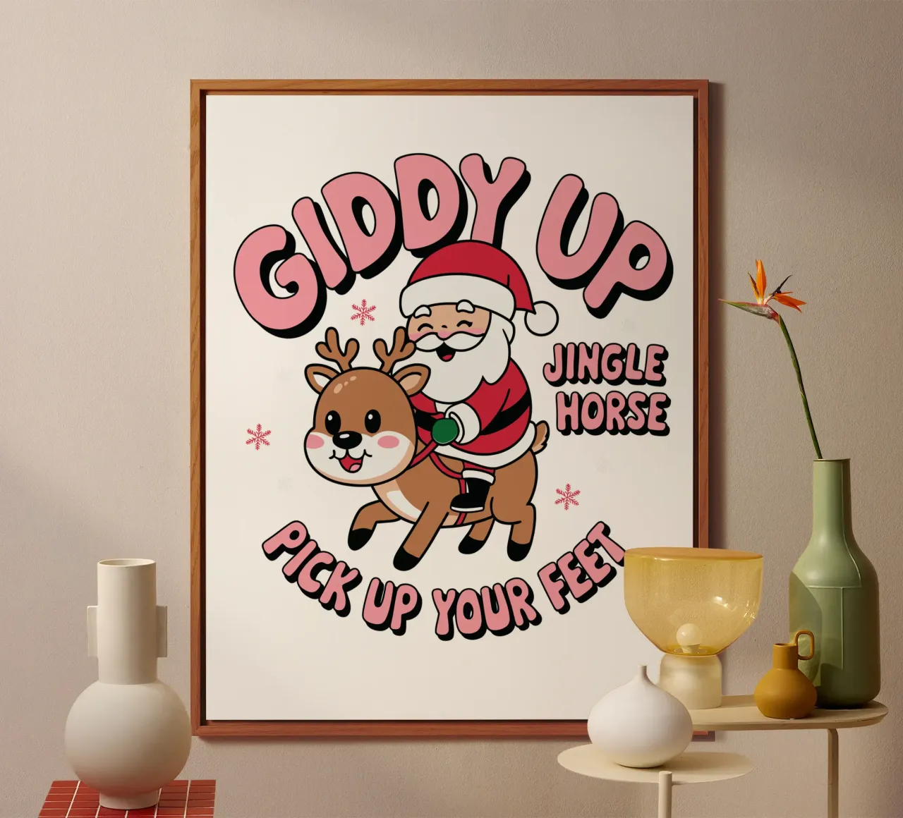 giddy up pick up your feet alu-dibond by edsonramosart