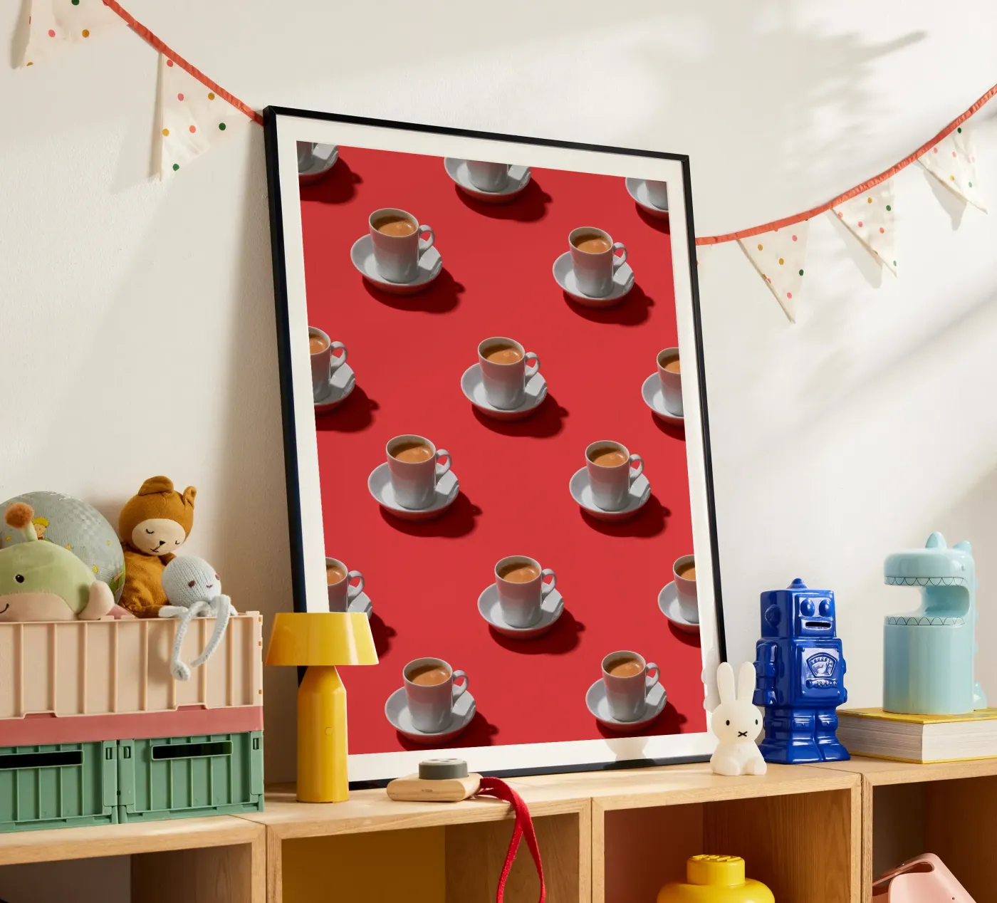 Prima il caffè poster da Tamsen Art