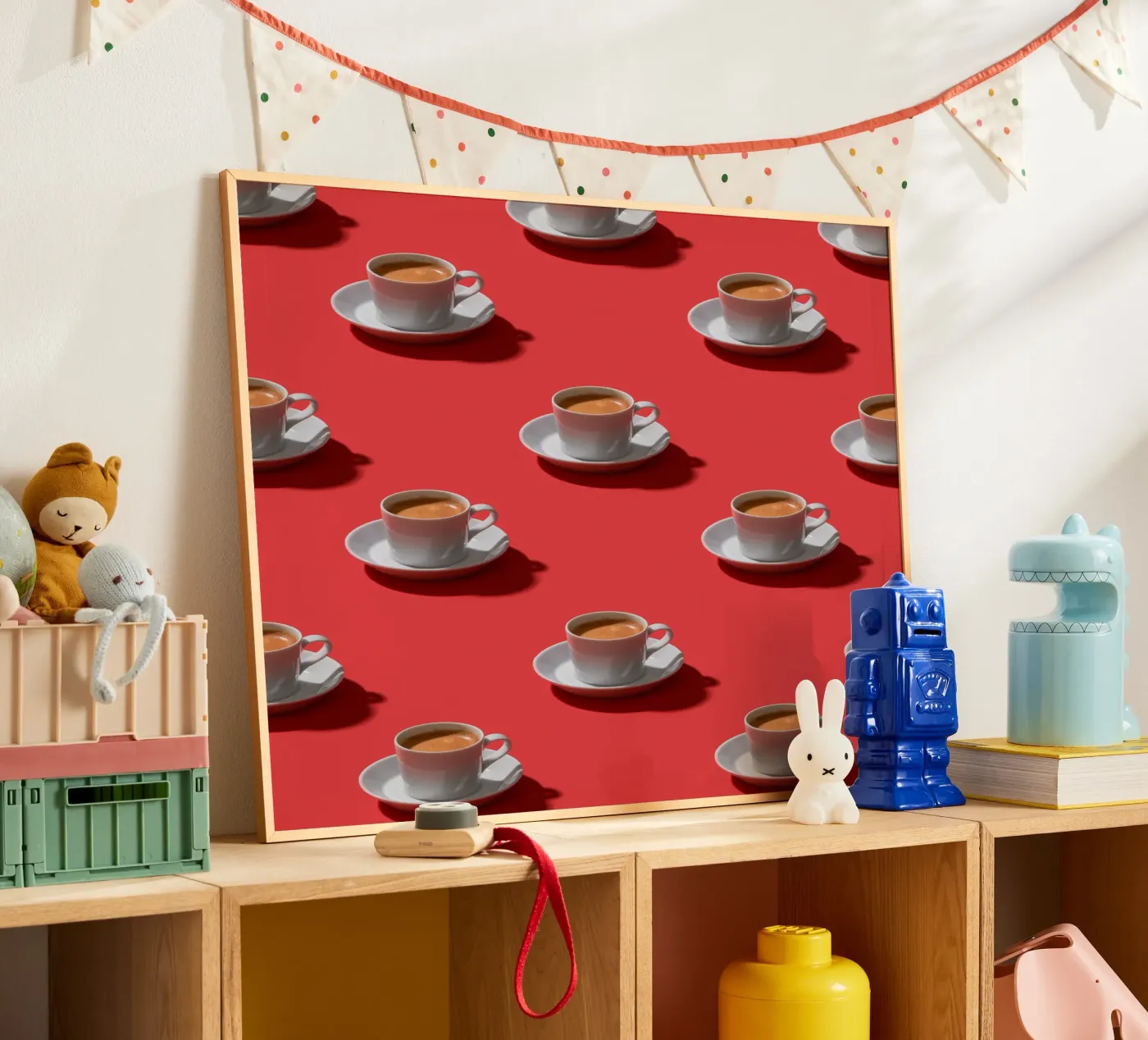 Prima il caffè poster da Tamsen Art