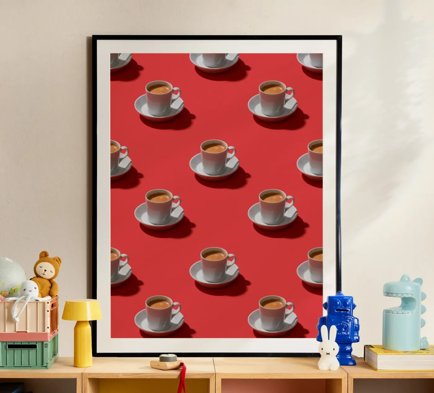 Prima il caffè poster da Tamsen Art