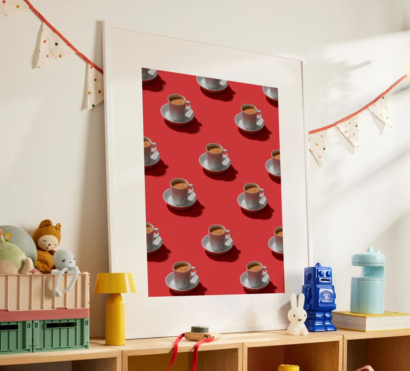 Prima il caffè poster da Tamsen Art