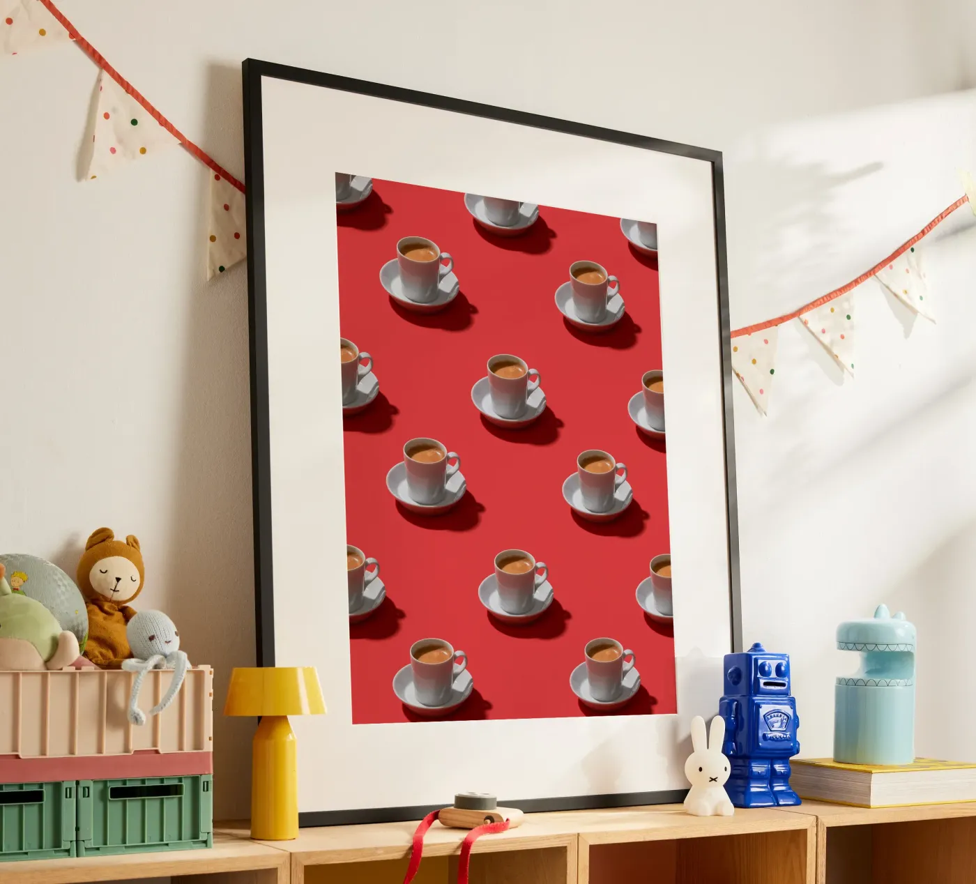 Prima il caffè poster da Tamsen Art