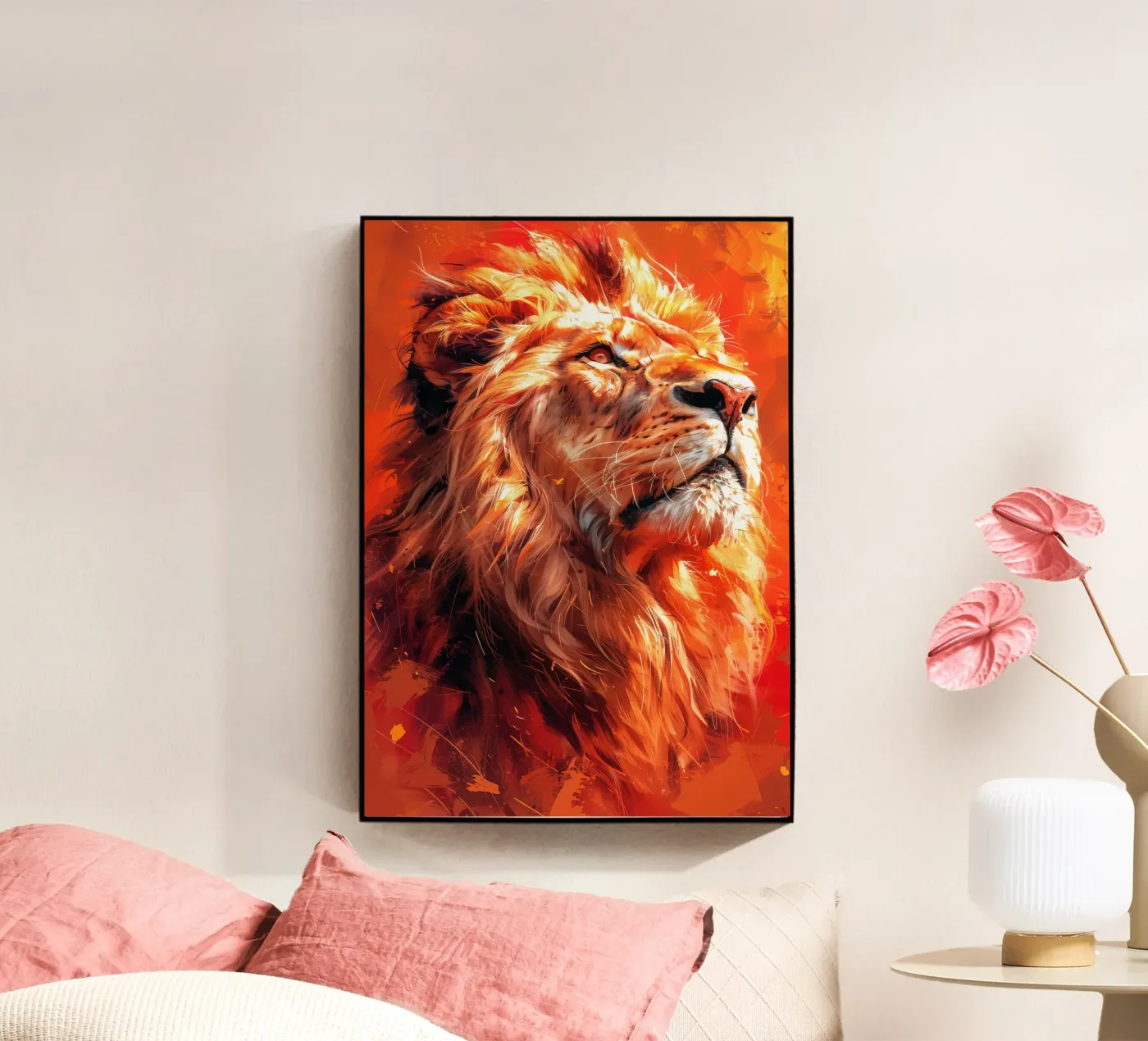 Lion animal art plexiglass da Justyna Jaszke JBJart