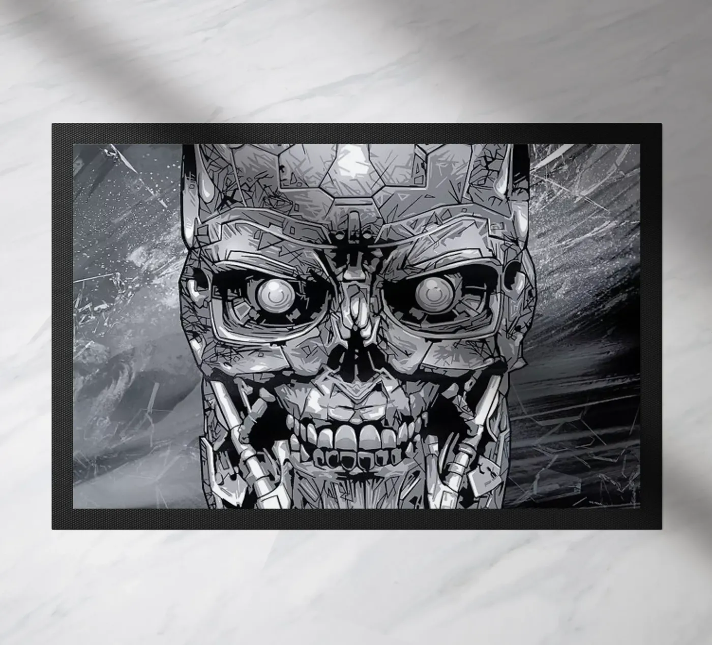 Terminator doormat by Tomasz Zawistowski