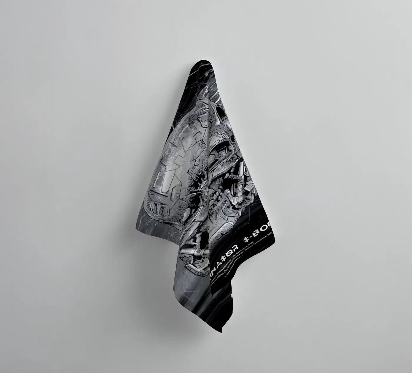 Terminator badhanddoek van Tomasz Zawistowski
