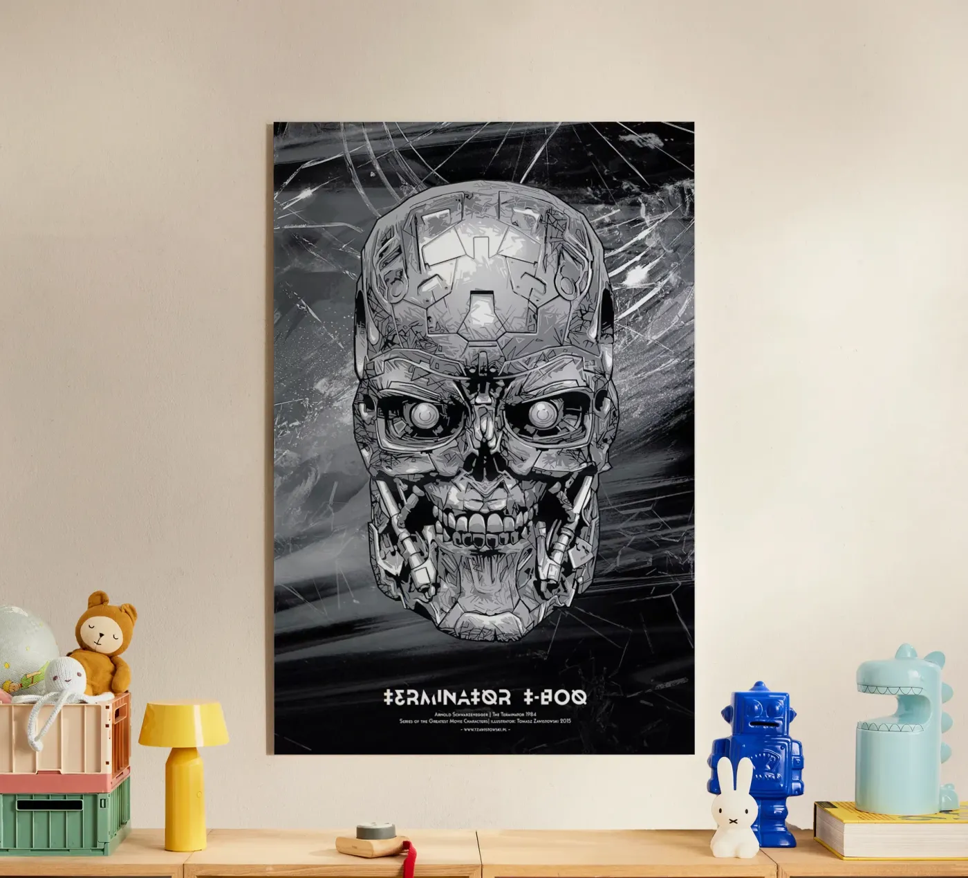 Terminator acrylic glass by Tomasz Zawistowski