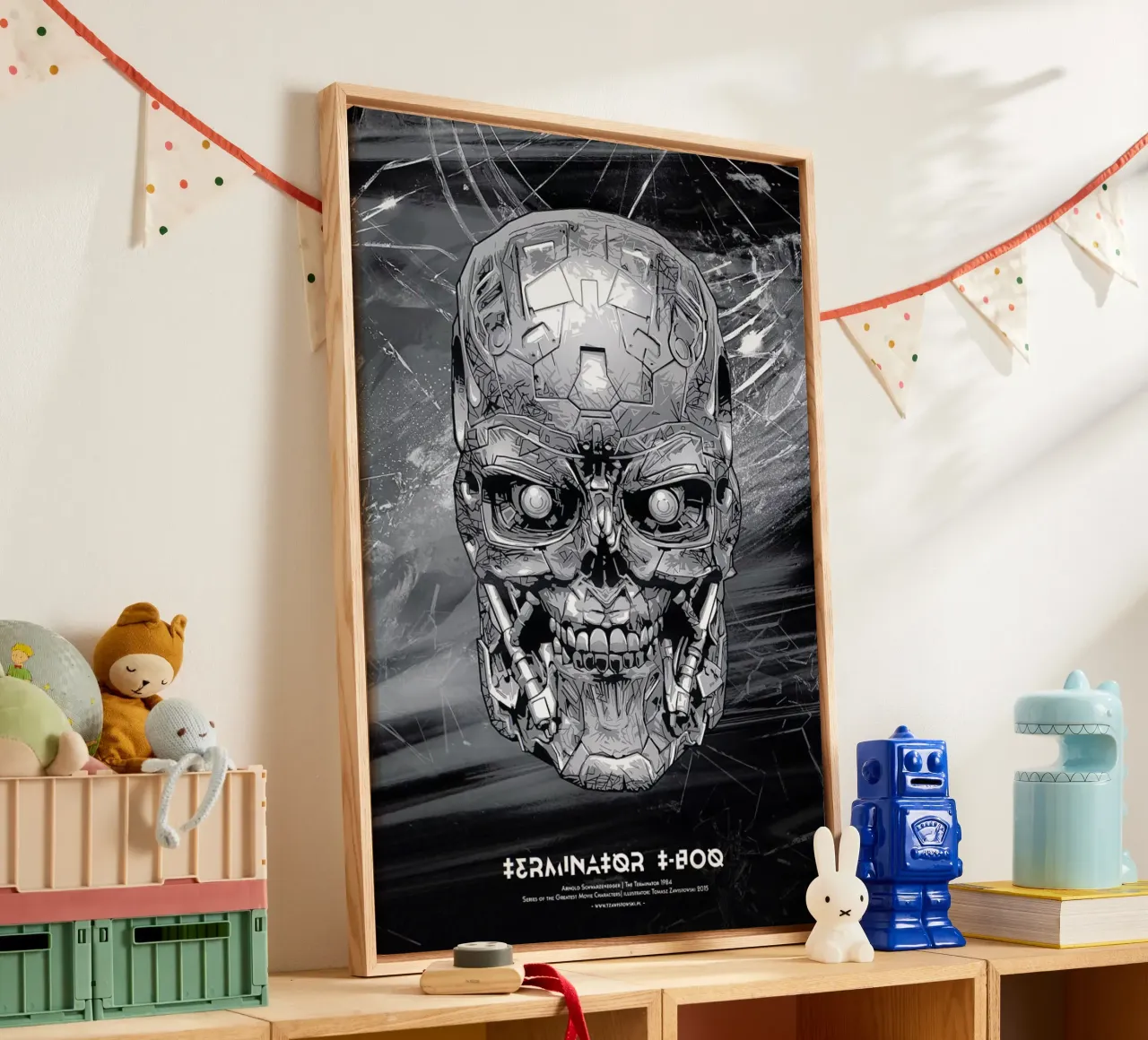 Terminator tela con Cornice a cassetta da Tomasz Zawistowski