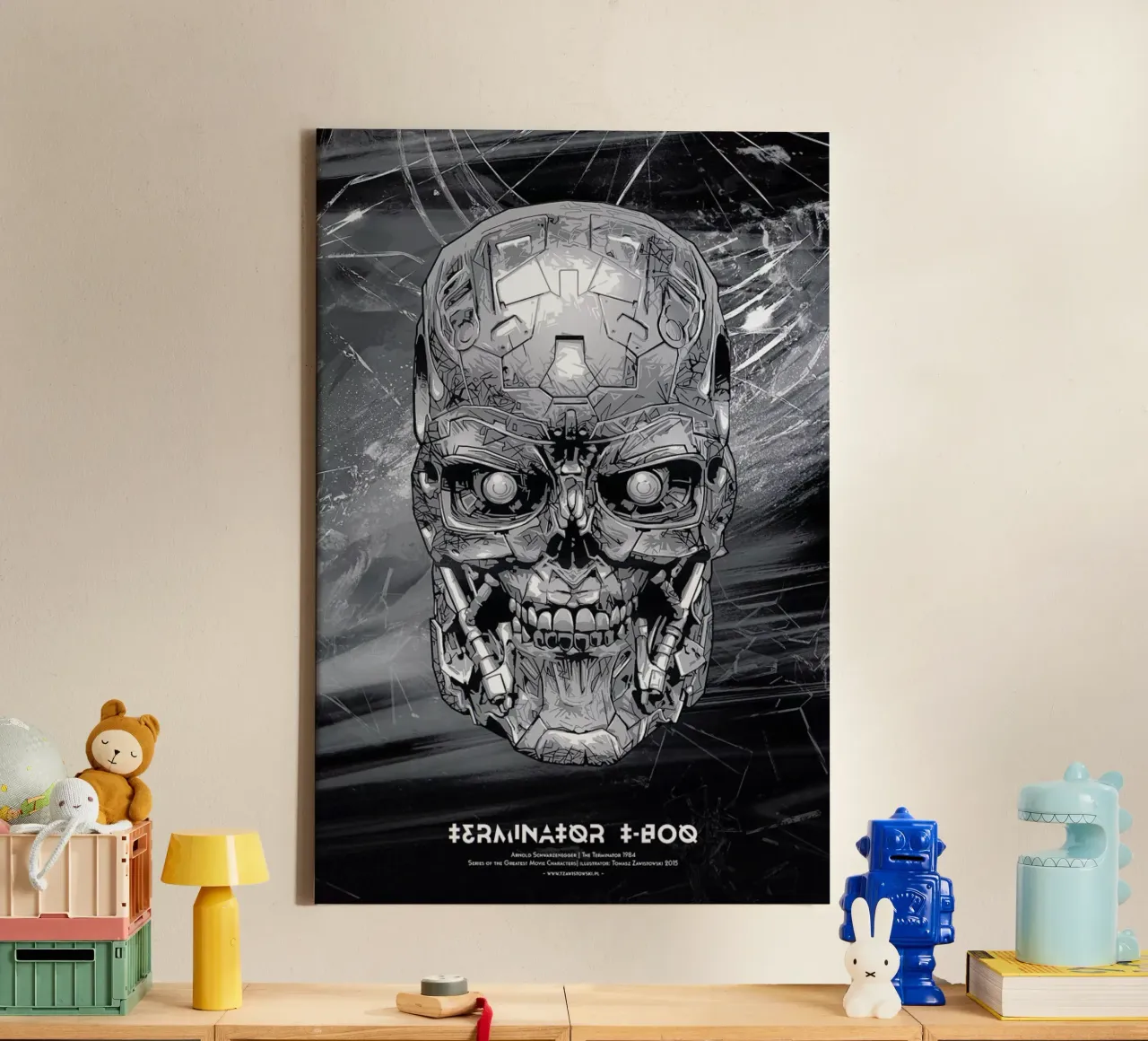 Terminator tela con Cornice a cassetta da Tomasz Zawistowski