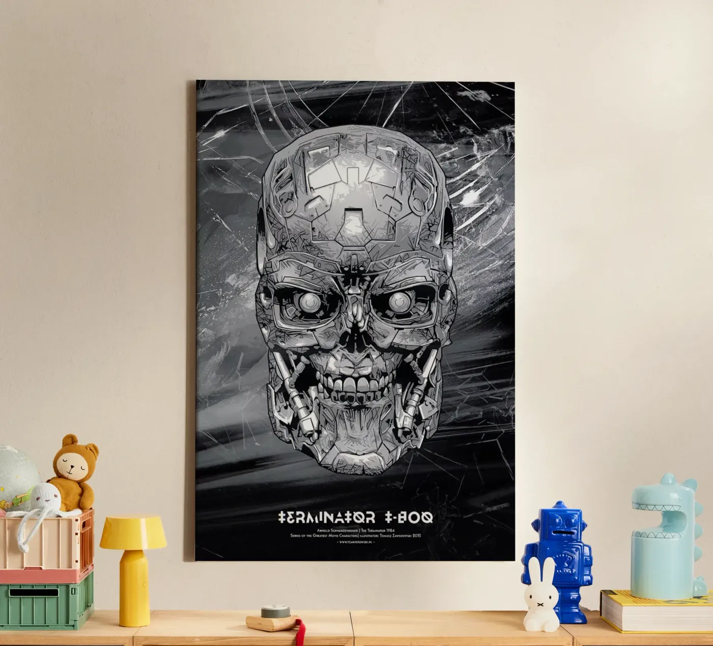 Terminator canvas van Tomasz Zawistowski