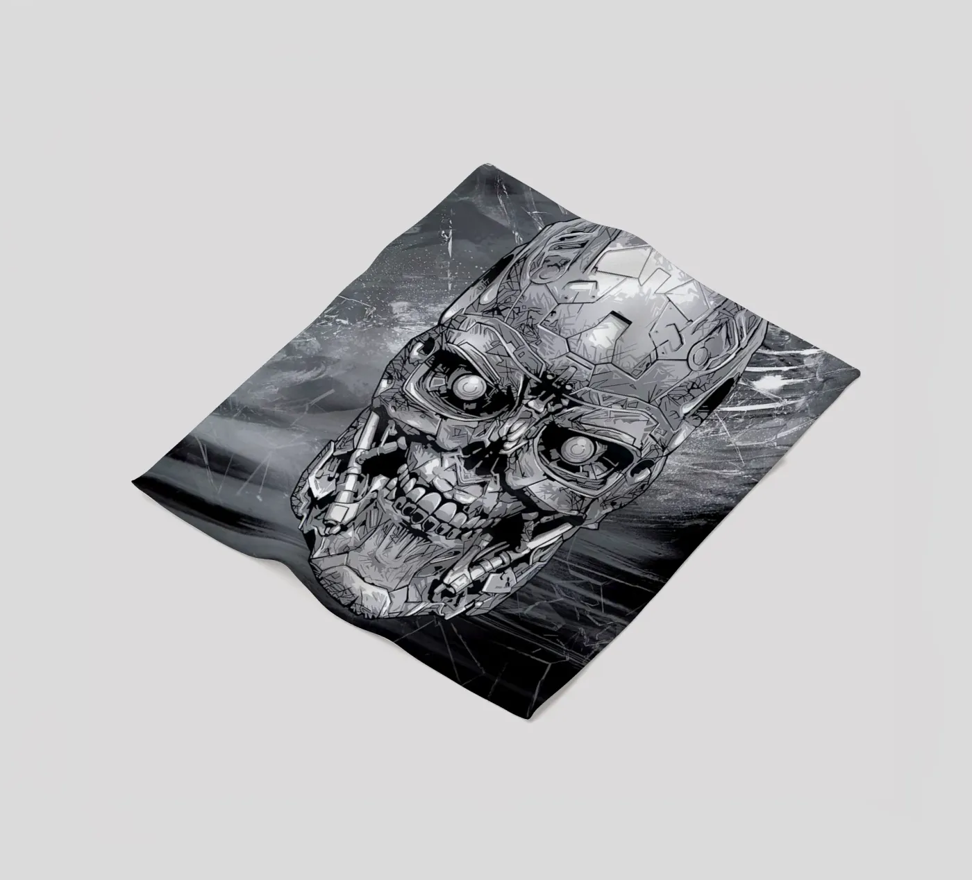 Terminator Fleecedecke von Tomasz Zawistowski