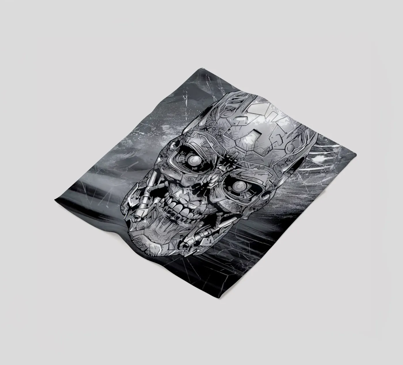 Terminator fleece blanket by Tomasz Zawistowski