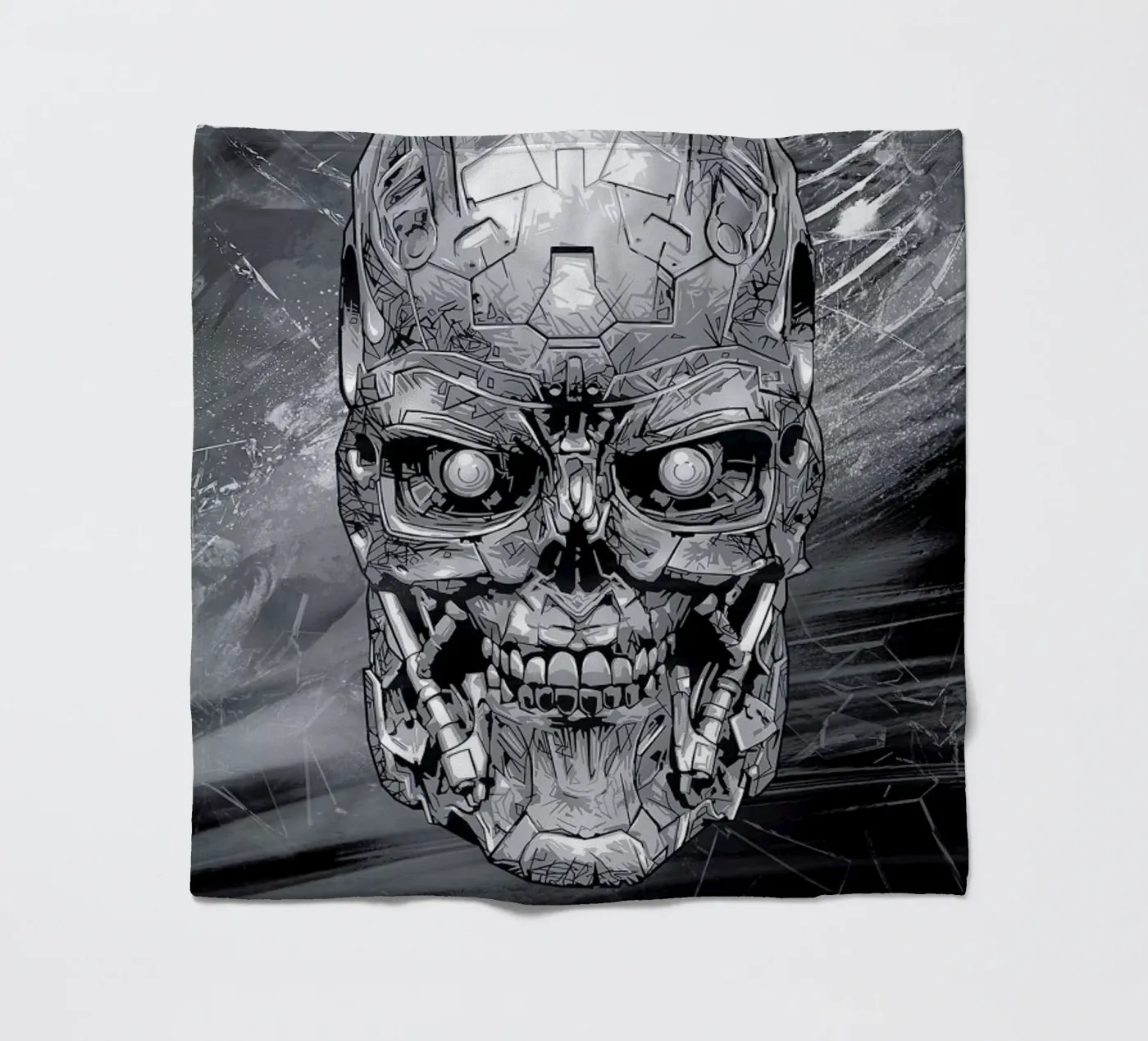 Terminator fleece blanket by Tomasz Zawistowski