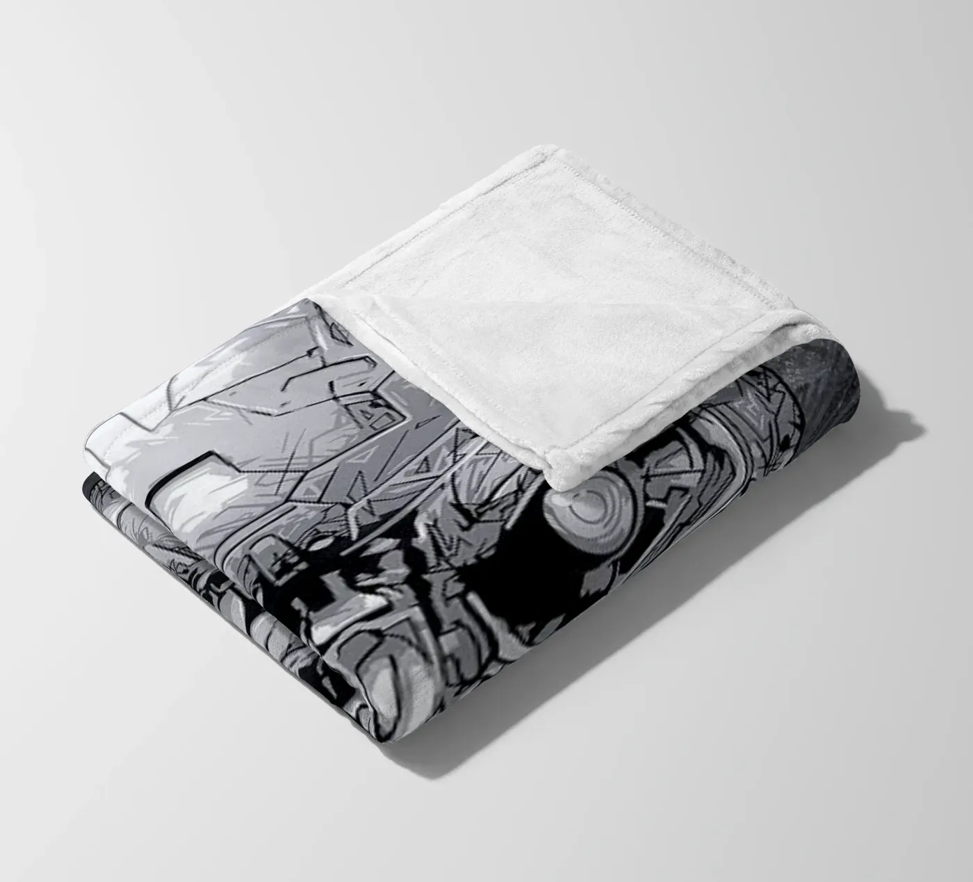 Terminator fleece blanket by Tomasz Zawistowski
