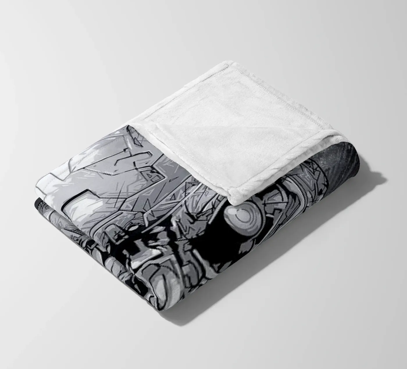 Terminator fleece blanket by Tomasz Zawistowski