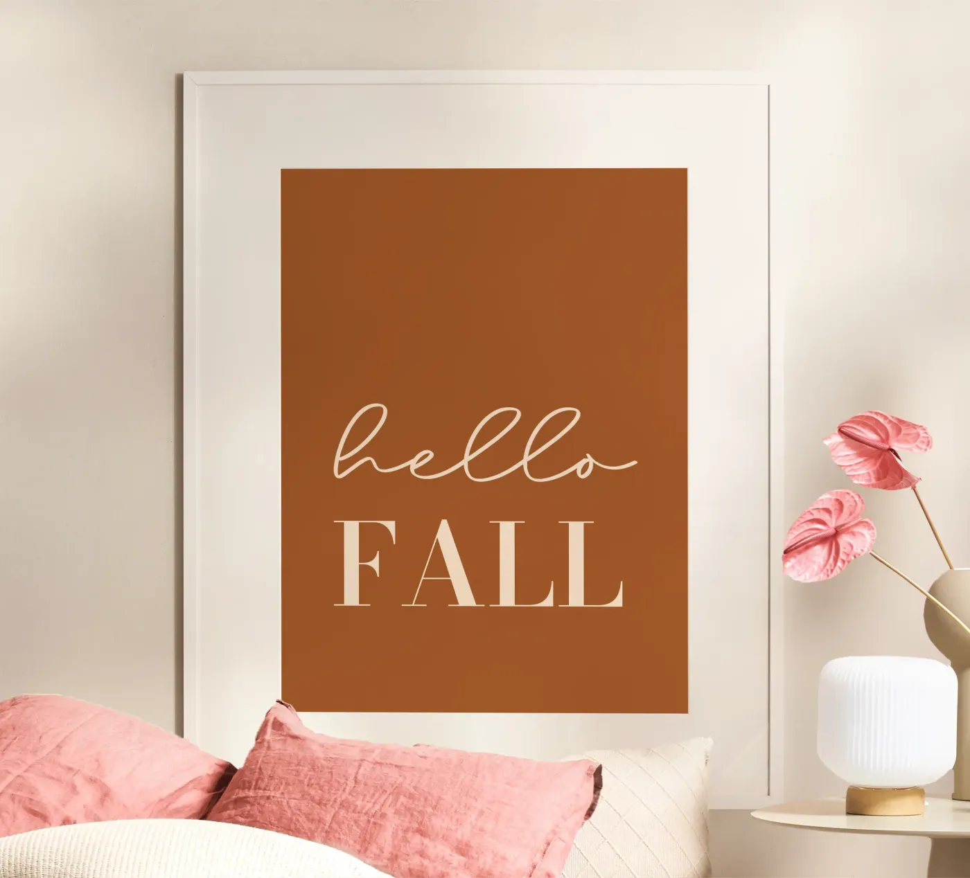 hello FALL poster da Positive Ink