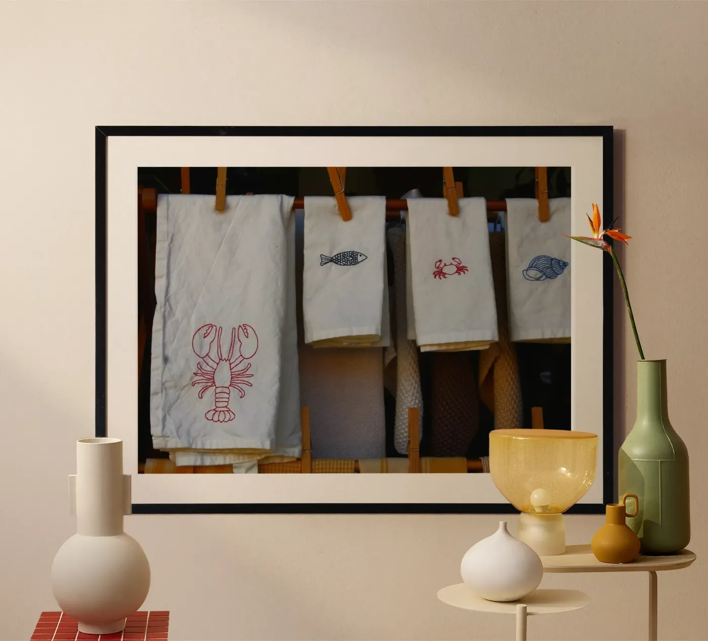 Stoff Poster von Lise Ruault