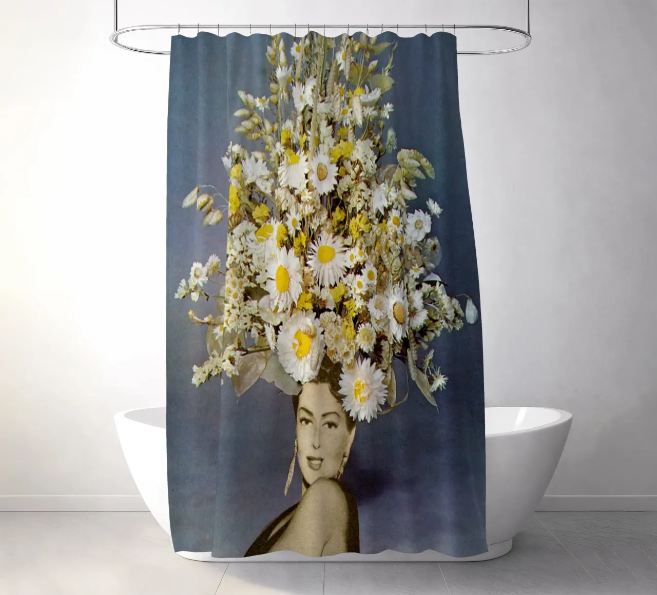 Moda floreale tenda da doccia da Cassia Beck Collage
