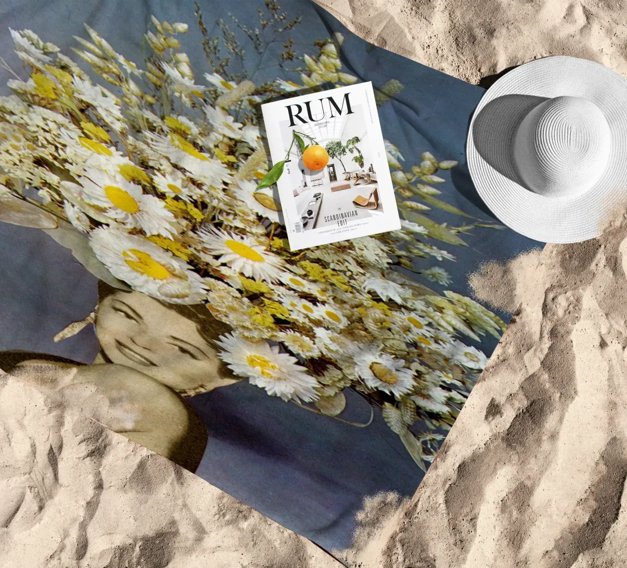 Moda floreale telo mare da Cassia Beck Collage