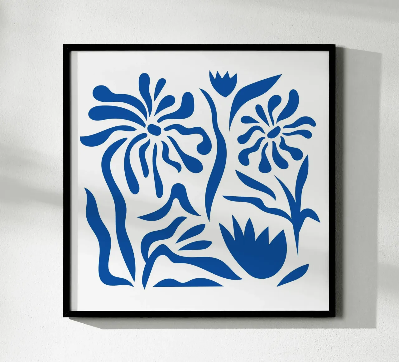 Stile floreale Matisse poster con telaio in alluminio da Kim Hubball Studio