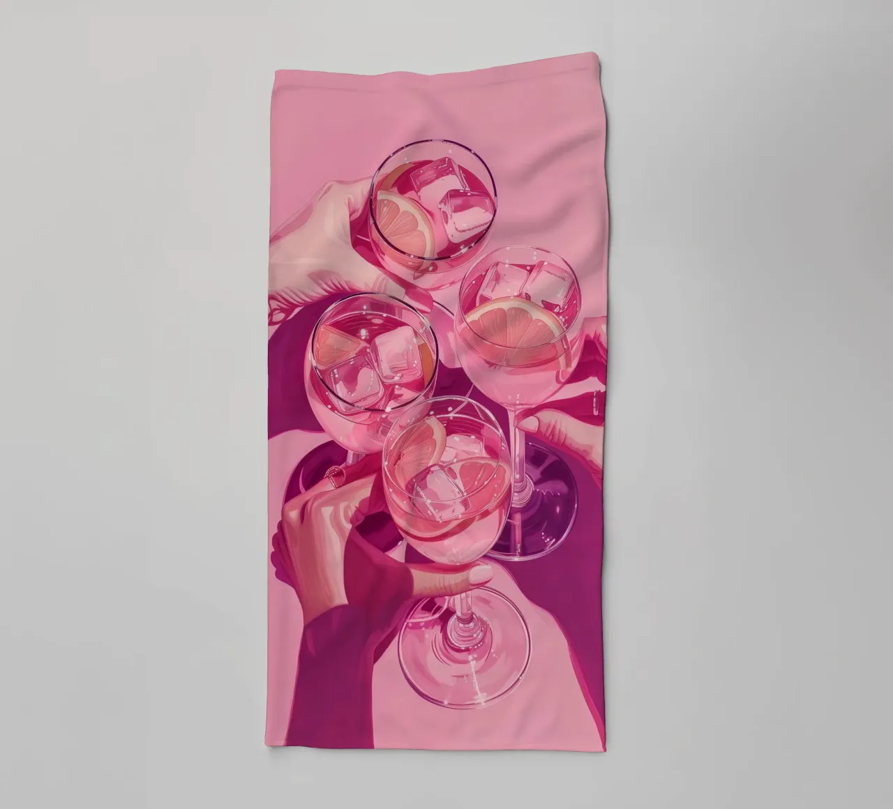 Serata Gitls asciugamano da bagno da Malou-Studio