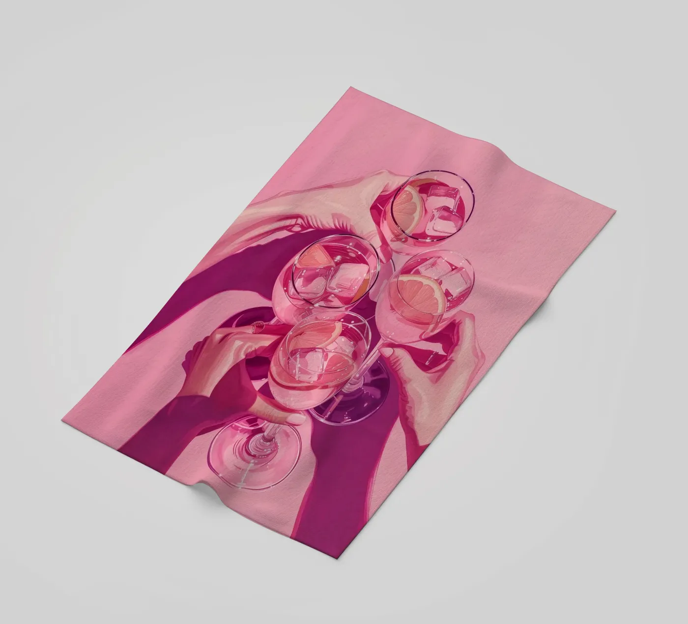 Gitls Night out Strandtuch von Malou-Studio