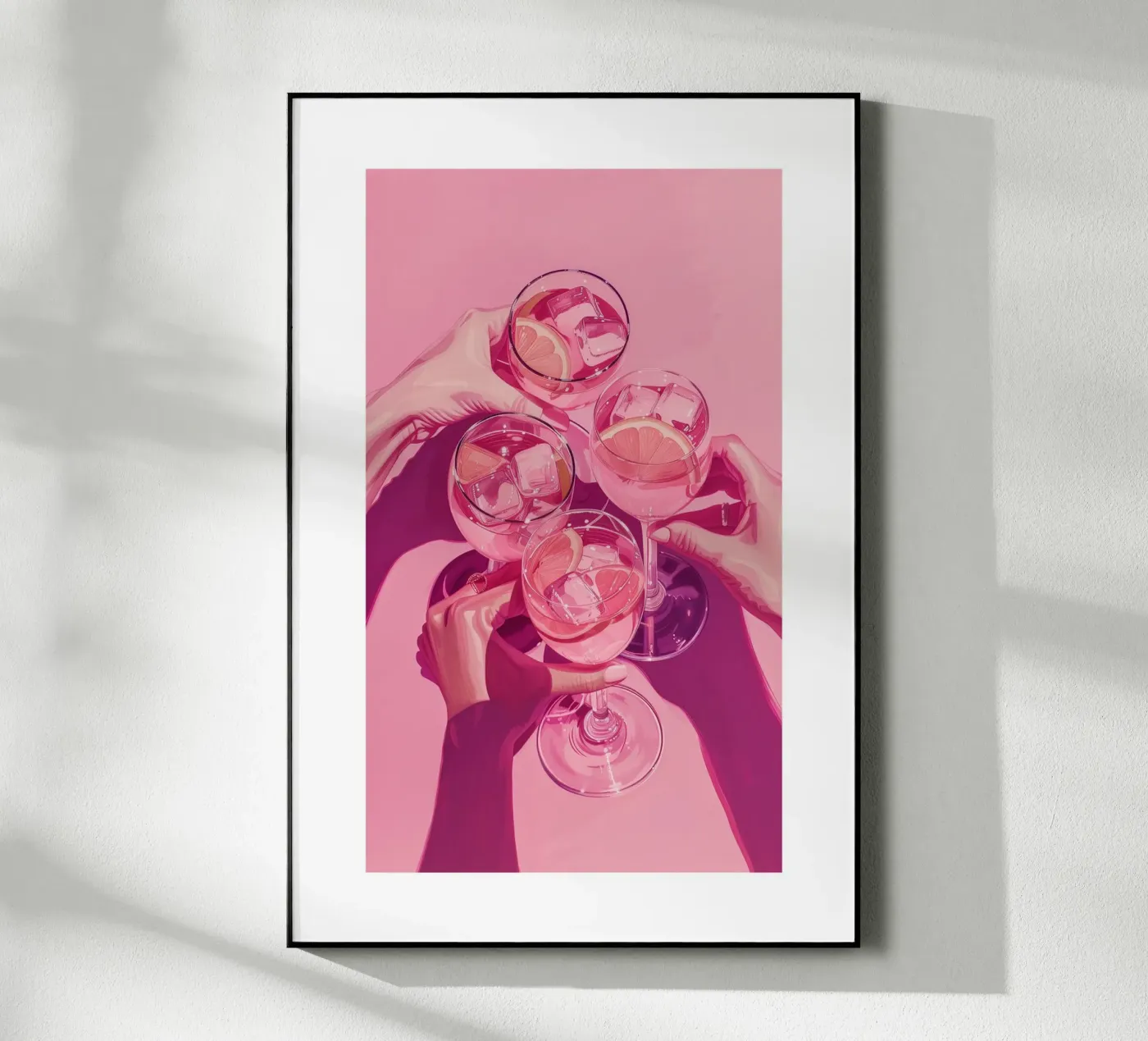 Gitls Night out acrylic glass by Malou-Studio