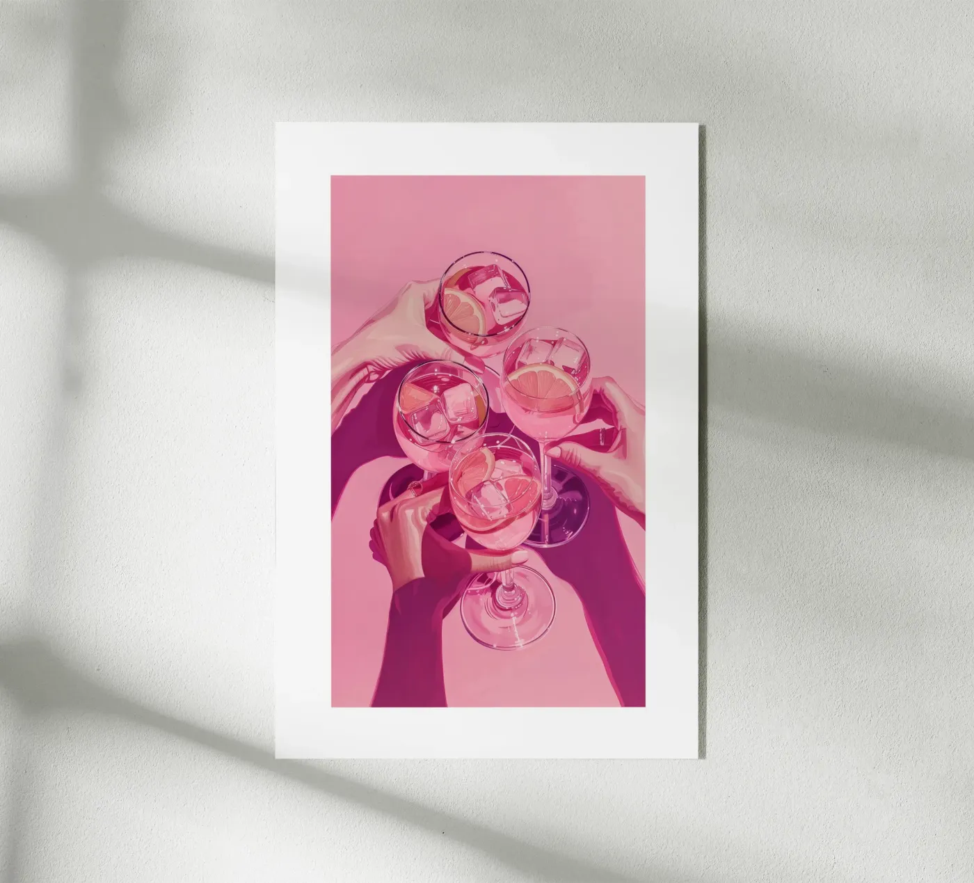 Gitls Night out acrylic glass by Malou-Studio