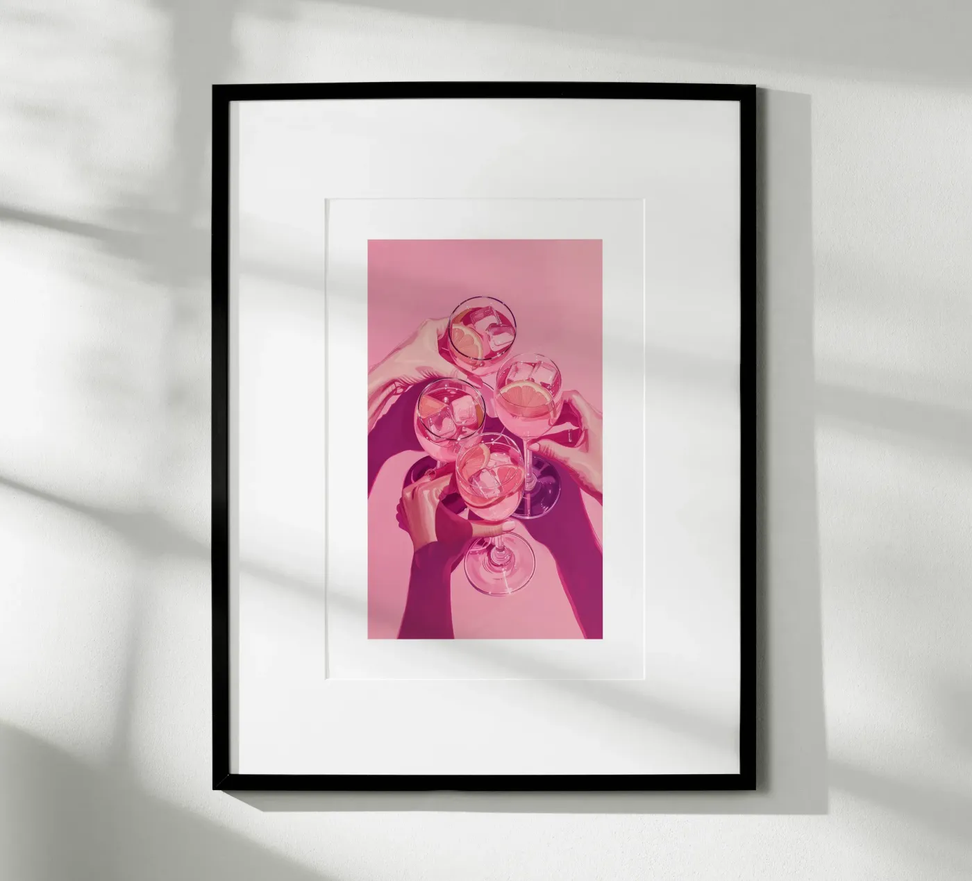 Gitls Night out Poster von Malou-Studio